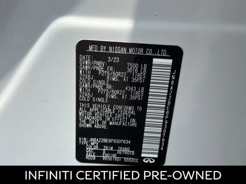Certified 2023 INFINITI QX80 Sensory w/ Cargo Package AWD/4WD image 28