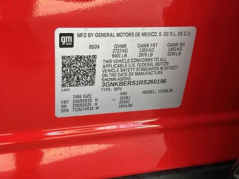 Certified 2024 Chevrolet Blazer RS w/ Driver Confidence II Package image 27