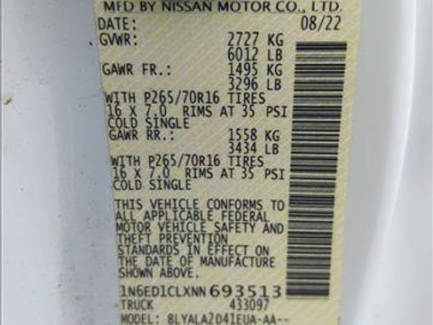 Used 2022 Nissan Frontier S w/ Technology Package image 24