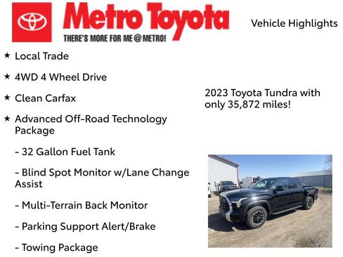 Used 2023 Toyota Tundra SR5 w/ TRD Off-Road Premium Package image 8