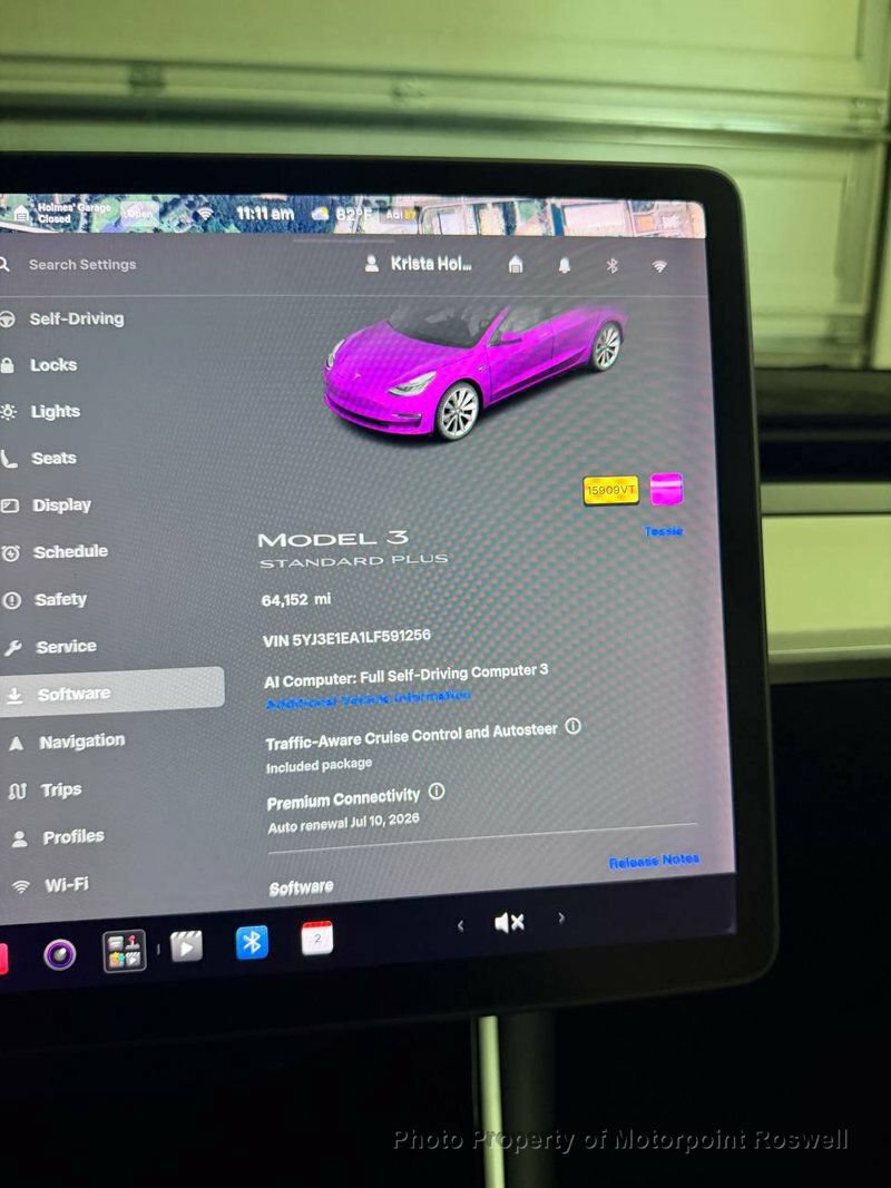 Used 2020 Tesla Model 3 Standard Range Plus RWD image 8