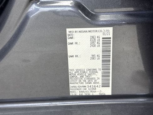 Used 2021 Nissan Altima 2.5 SV image 47