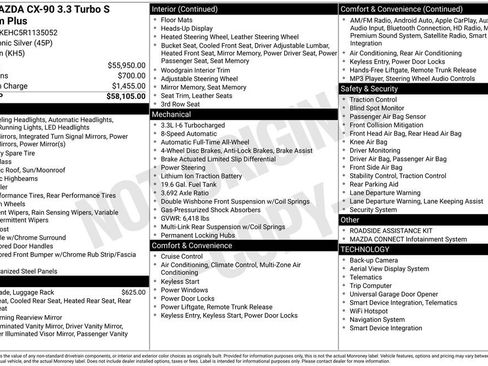 Used 2024 MAZDA CX-90 3.3 Turbo S w/ Premium Plus image 6