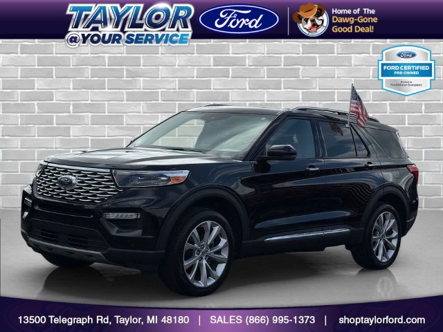 Certified 2023 Ford Explorer Platinum w/ Technology Package AWD/4WD image 1