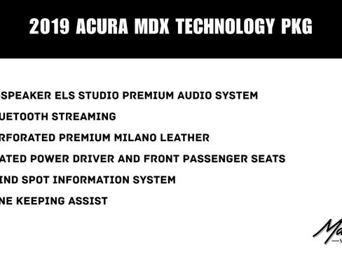Used 2019 Acura MDX FWD w/ Technology Package image 2