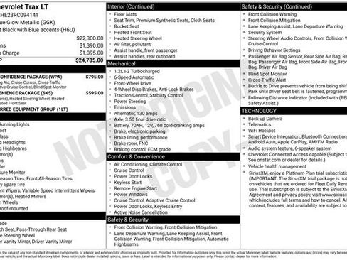 Used 2024 Chevrolet Trax LT w/ Driver Confidence Package FWD image 3