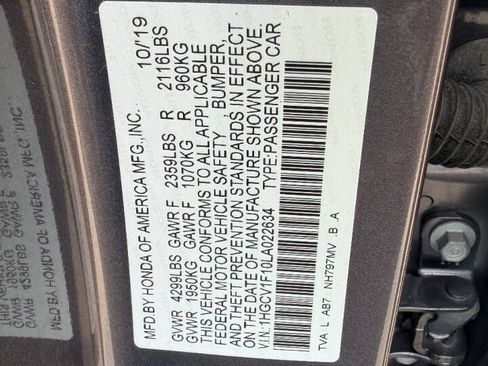 Used 2020 Honda Accord LX image 13