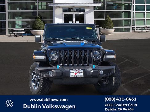 Used 2023 Jeep Wrangler Unlimited Rubicon 4xe AWD/4WD image 2