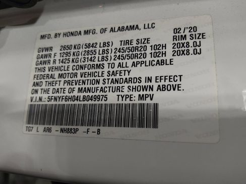 Used 2020 Honda Pilot Elite image 33