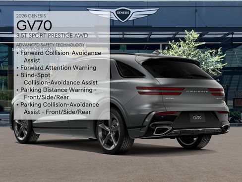 New 2026 Genesis GV70 3.5T Sport Prestige AWD/4WD image 7