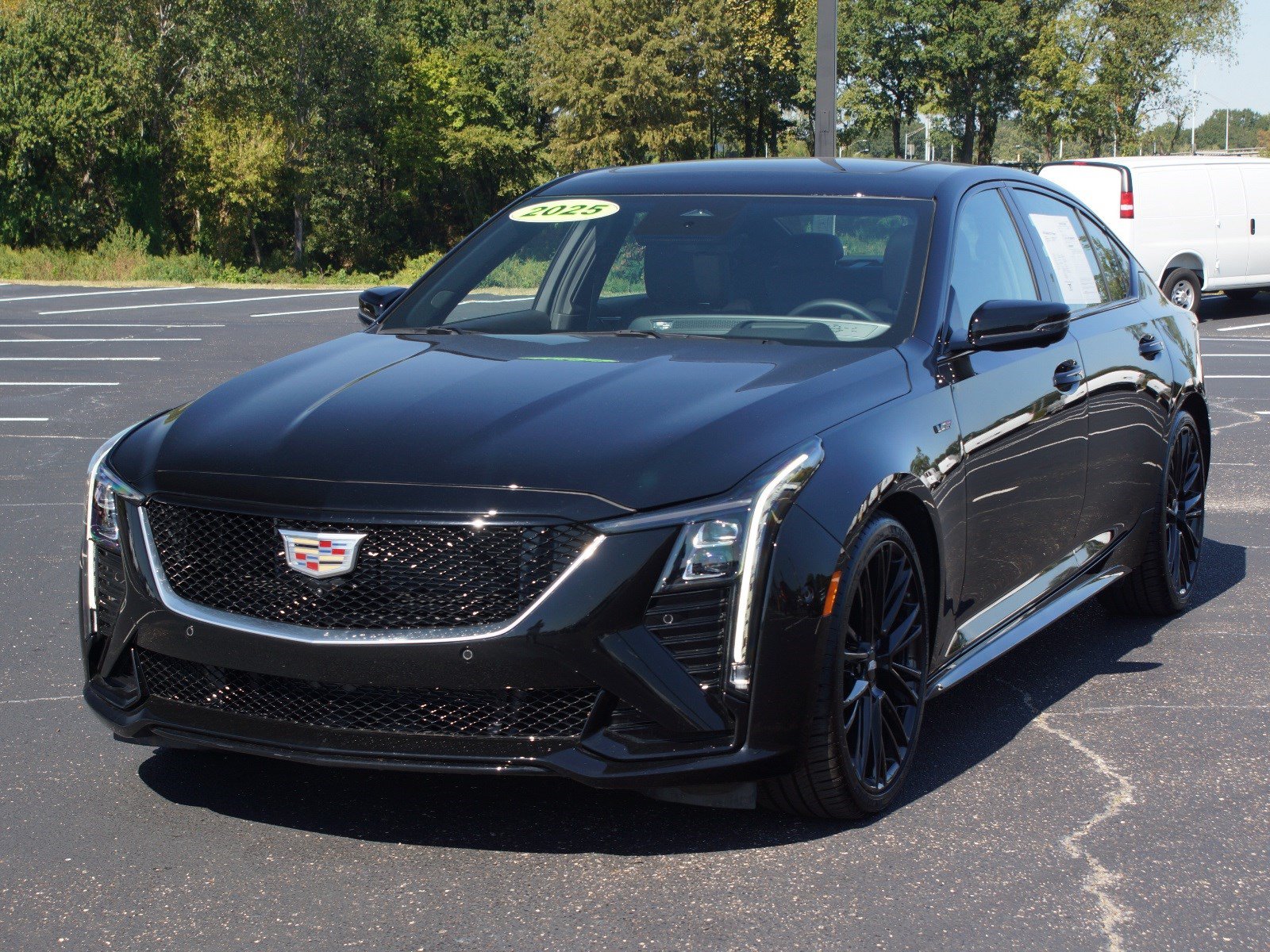 Used 2025 Cadillac CT5 V w/ LPO, ONYX Package RWD image 2
