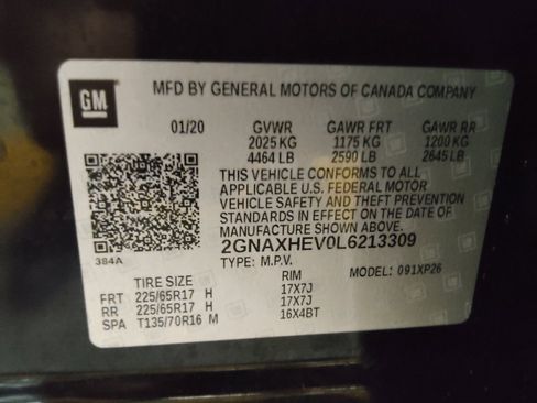 Used 2020 Chevrolet Equinox LS w/ LS Convenience Package FWD image 33