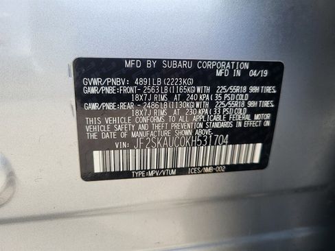 Used 2019 Subaru Forester Limited w/ Popular Package #3 image 35