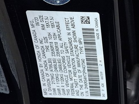 Certified 2023 Honda CR-V EX-L image 28