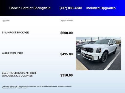 Used 2023 Kia Telluride S w/ S Sunroof Package AWD/4WD image 5