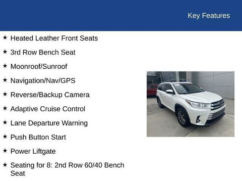 Used 2019 Toyota Highlander XLE AWD/4WD image 35