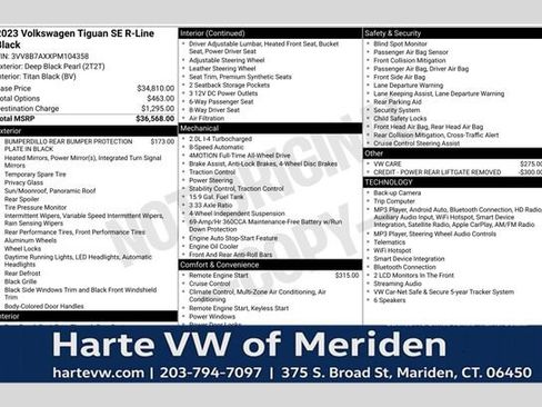 Certified 2023 Volkswagen Tiguan SE R-Line AWD/4WD image 1