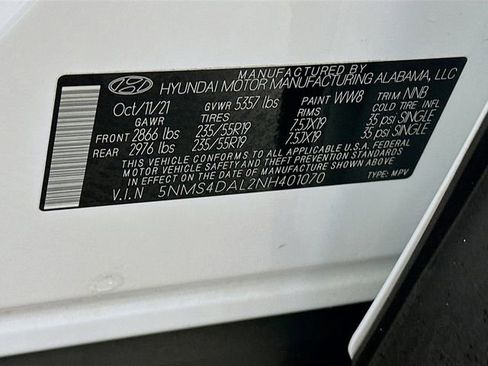 Used 2022 Hyundai Santa Fe Limited AWD/4WD image 36