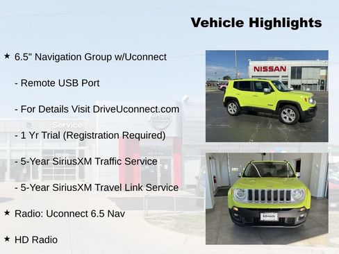 Used 2017 Jeep Renegade Limited AWD/4WD image 9