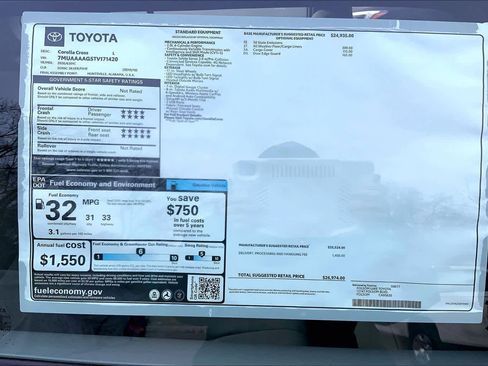 New 2026 Toyota Corolla Cross L image 20