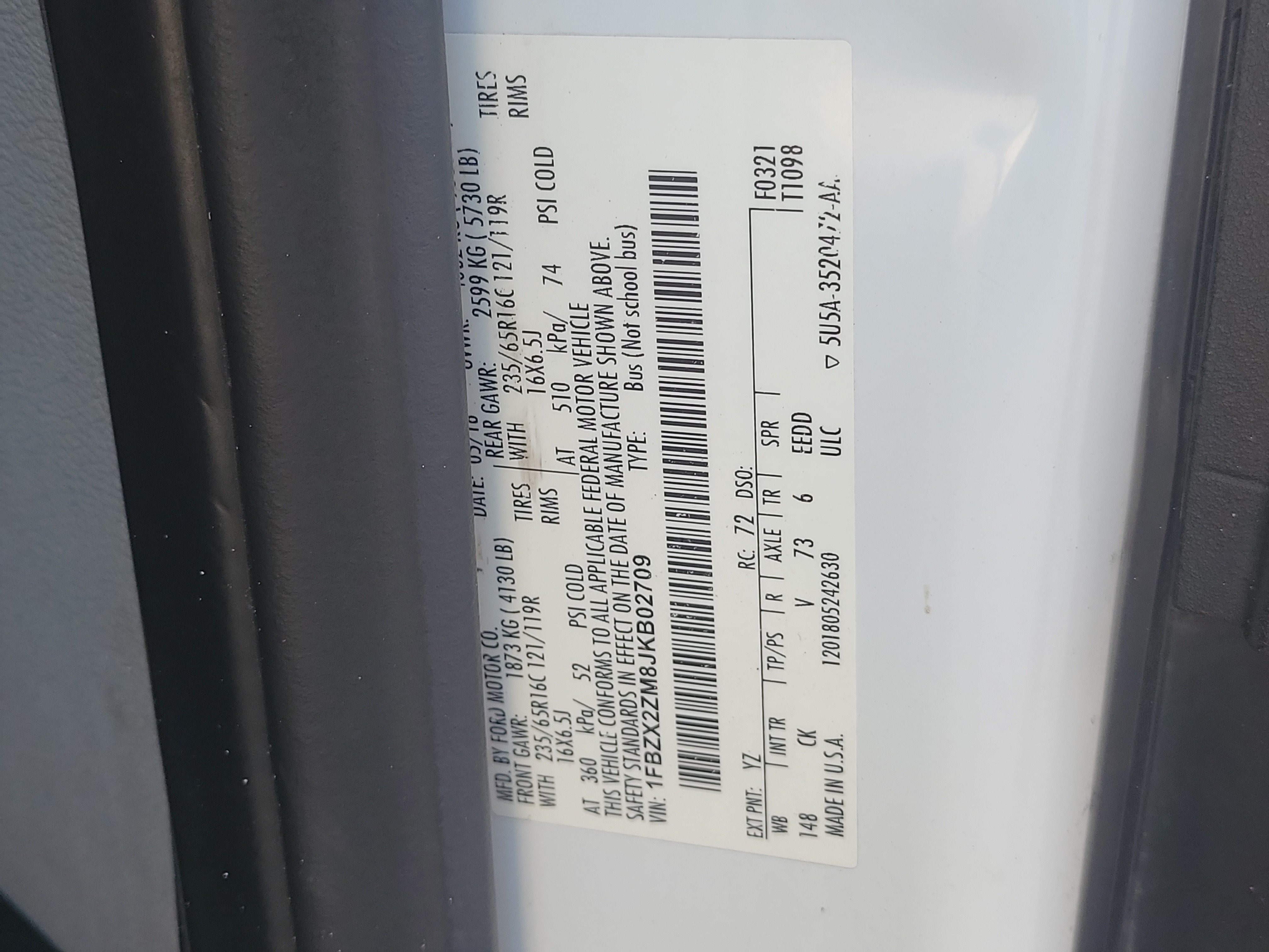 Used 2018 Ford Transit 350 XLT RWD image 35