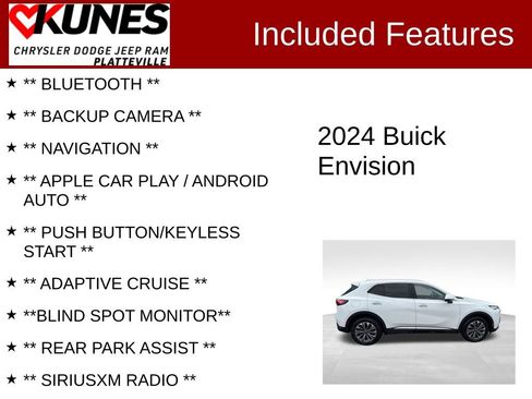 Used 2024 Buick Envision Preferred AWD/4WD image 2