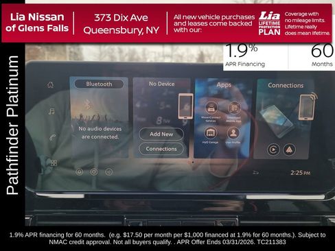 New 2026 Nissan Pathfinder Platinum image 24