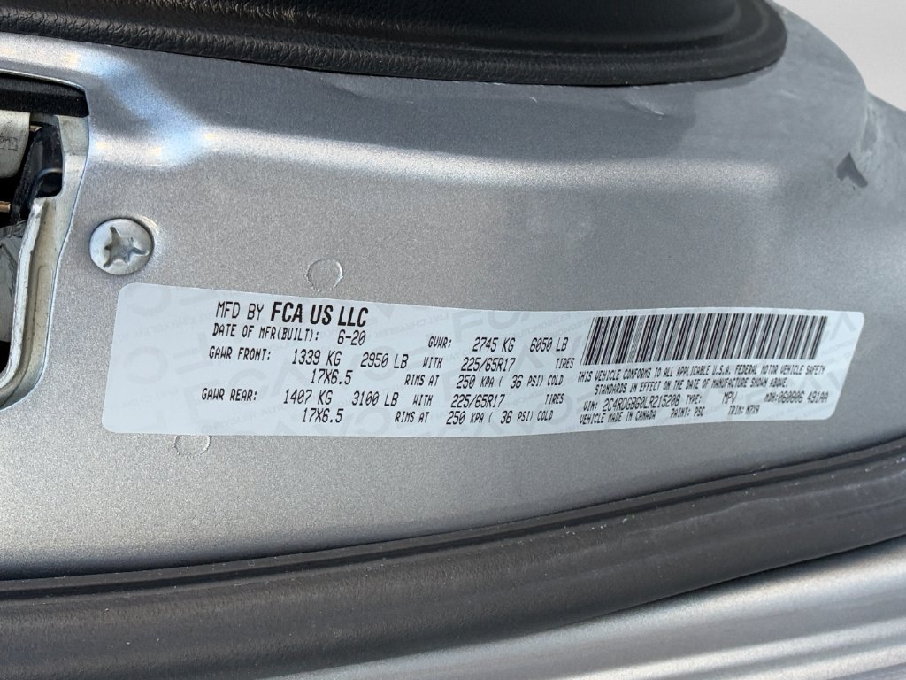 Certified 2020 Dodge Grand Caravan SE FWD image 34