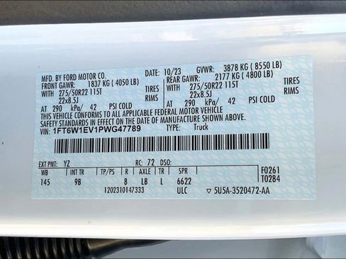 New 2023 Ford F150 Lightning Platinum image 13