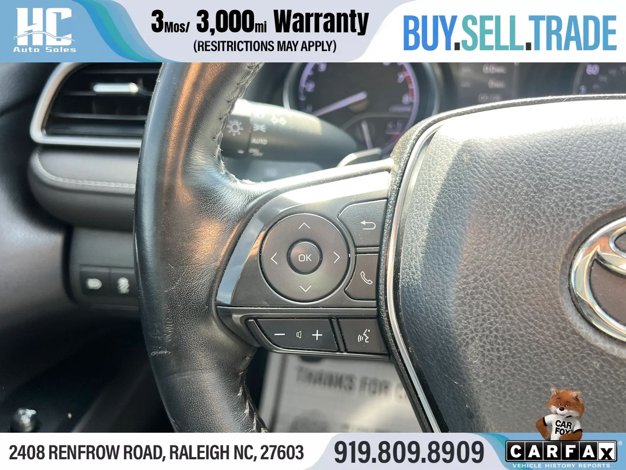 Used 2019 Toyota Camry SE w/ Convenience Package FWD image 26