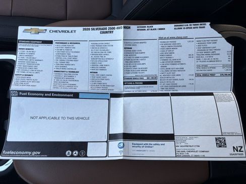 Used 2020 Chevrolet Silverado 2500 High Country w/ Technology Package image 38