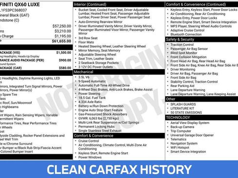 Used 2023 INFINITI QX60 Luxe w/ Vision Package image 4