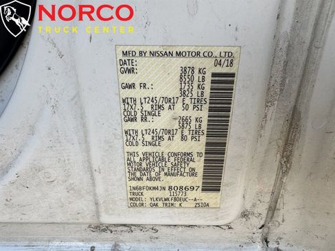 Used 2018 Nissan NV 1500 S w/ Rear Door Glass Package image 24