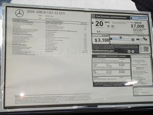 New 2026 Mercedes-Benz GLE 53 AMG 4MATIC image 19