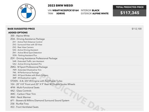 Used 2023 BMW M850i xDrive Convertible AWD/4WD image 83