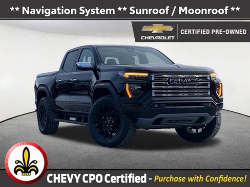 Certified 2024 GMC Canyon Denali w/ LPO, Denali Black Edition image 1