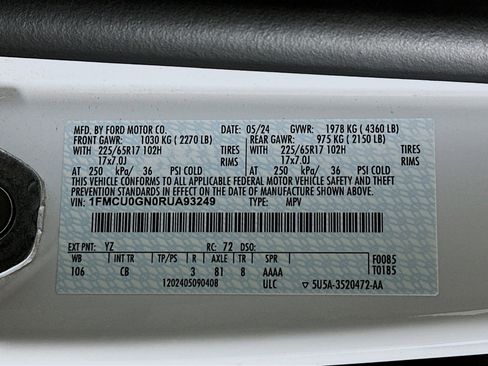 Used 2024 Ford Escape Active image 12