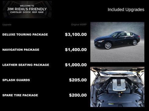 Used 2014 INFINITI Q50 Premium w/ Deluxe Touring Package image 10