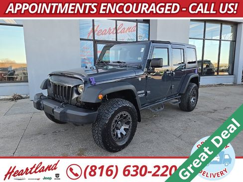 Used 2017 Jeep Wrangler Unlimited Sport w/ Quick Order Package 24S image 1