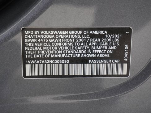 Used 2022 Volkswagen Passat 2.0T SE image 27