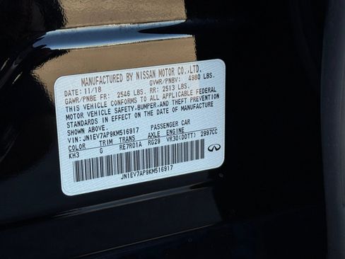 Used 2019 INFINITI Q50 Luxe RWD image 13