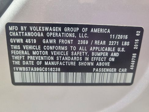 Used 2016 Volkswagen Passat 1.8T SE image 33