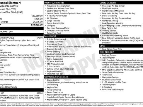 Certified 2022 Hyundai Elantra N FWD image 25