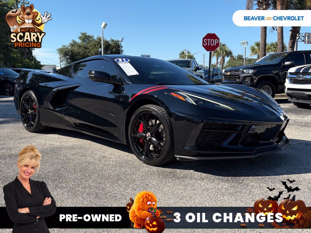 Used 2021 Chevrolet Corvette Stingray Preferred Cpe w/ Z51 Performance Package RWD image 9