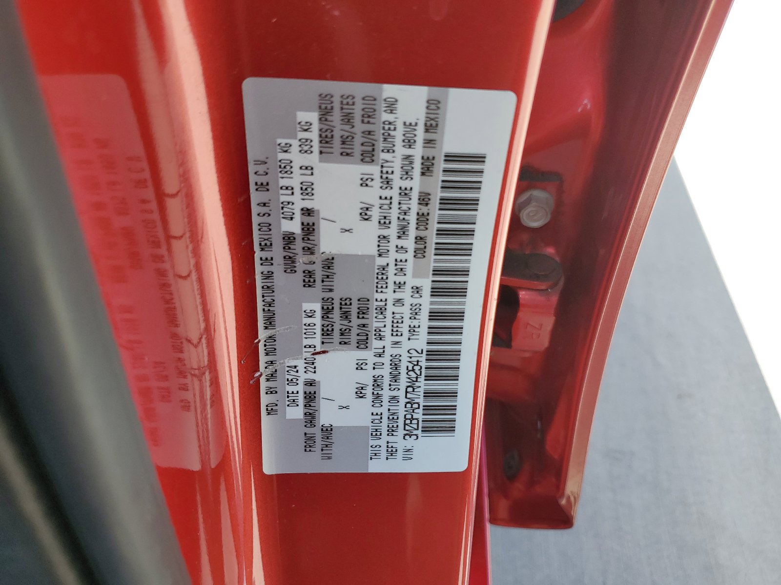 Certified 2024 MAZDA MAZDA3 s FWD image 41