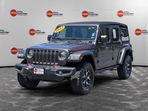 Used 2021 Jeep Wrangler Unlimited Rubicon w/ Cold Weather Group AWD/4WD image 1