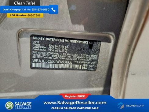 Used 2018 BMW 540i RWD image 16