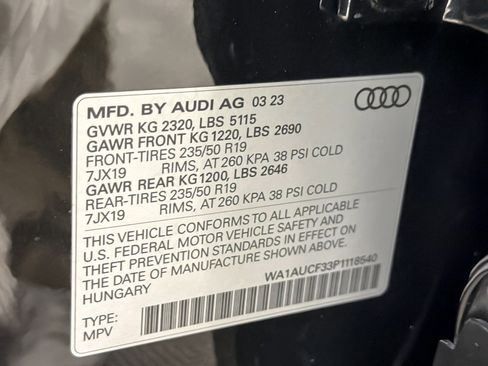 Used 2023 Audi Q3 2.0T Premium w/ Convenience Package AWD/4WD image 27
