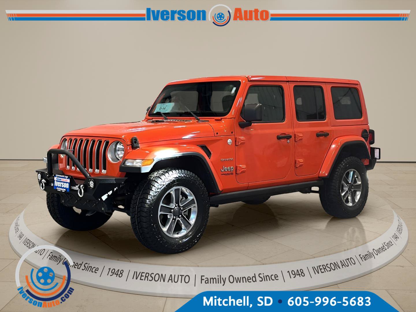 Used 2019 Jeep Wrangler Unlimited Sahara w/ Uconnect 4C Nav & Sound Group AWD/4WD image 3