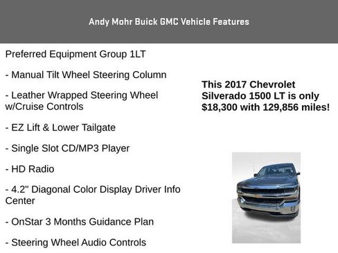 Used 2017 Chevrolet Silverado 1500 LT w/ All Star Edition AWD/4WD image 12